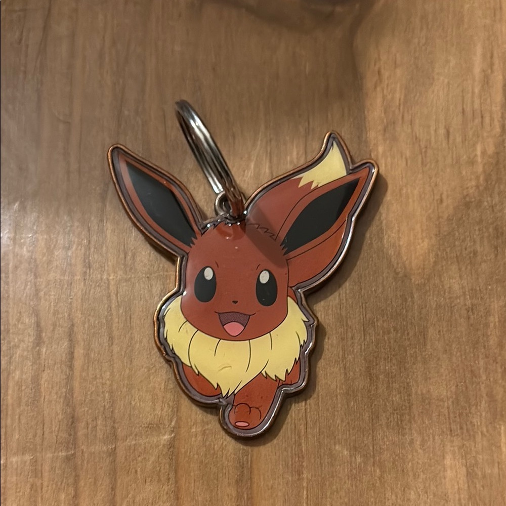 Eevee Keychain - Brown and Cream